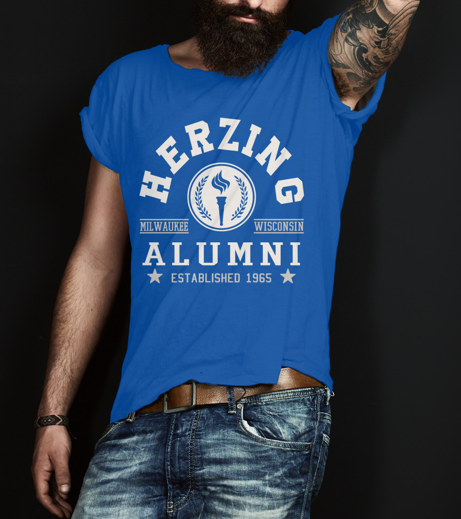 Herzing Alumni Milwaukee Wisconsin Established 1965 T-Shirt