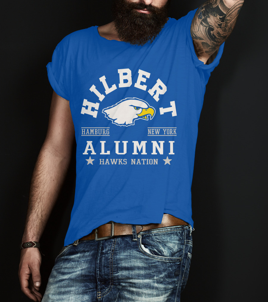 Hilbert Alumni Hamburg New York Hawks Nation T-Shirt