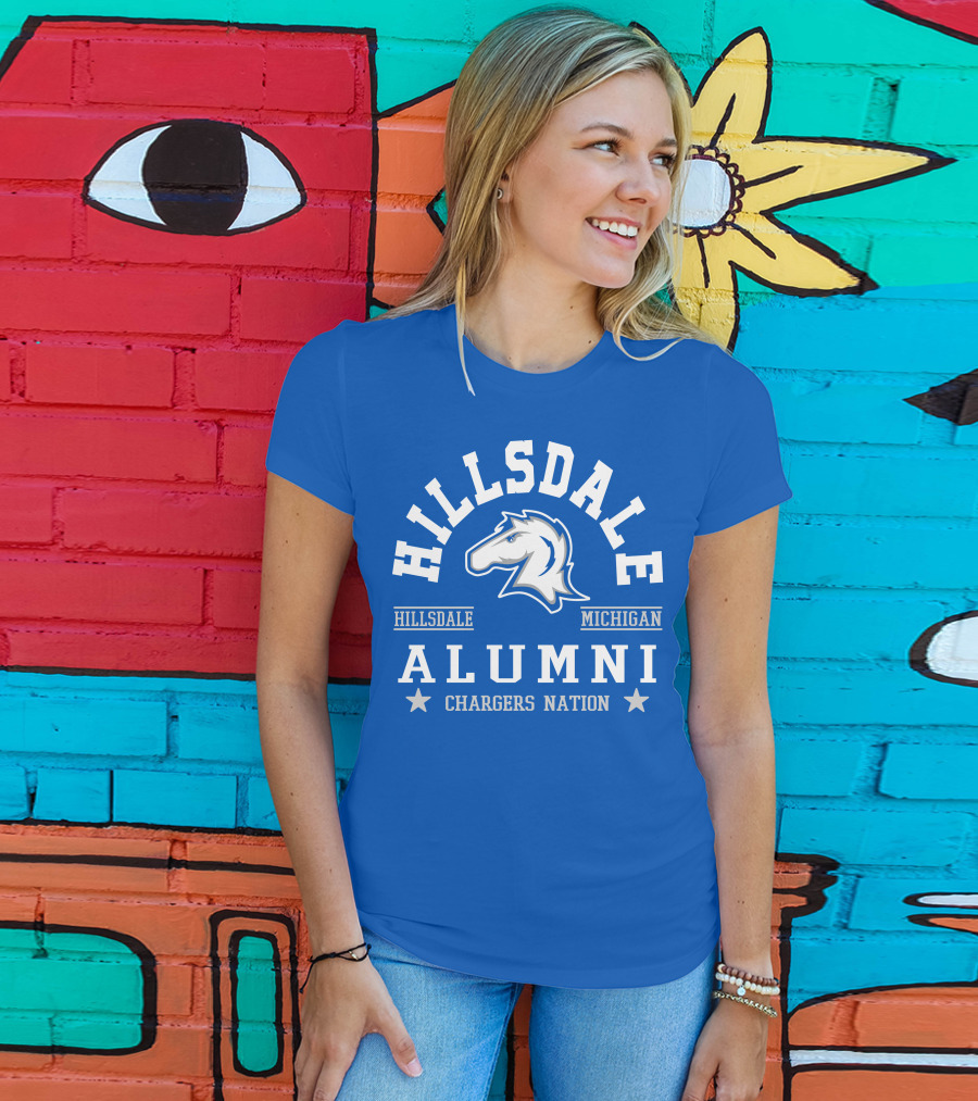 Hillsdale Chargers Nation Alumni Michigan T-Shirt
