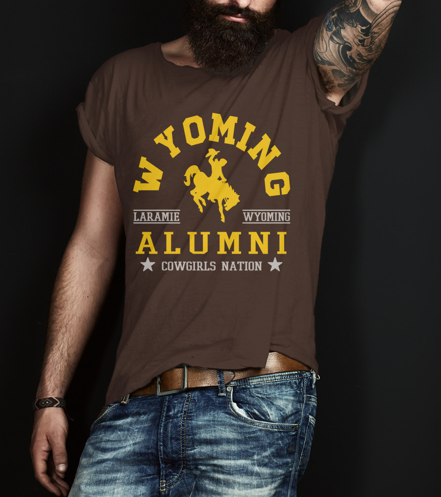 Wyoming Alumni Laramie Cowgirls Nation T-Shirt