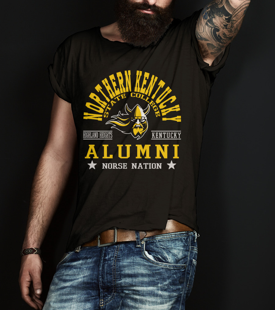 Northern Kentucky State College Alumni Norse Nation Highland Heights Kentucky T-Shirt