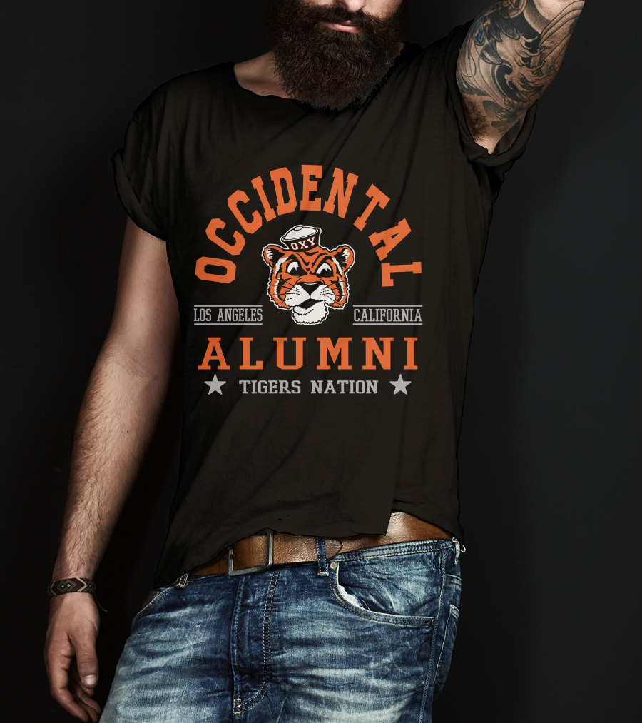 Occidental California Los Angeles Oxy Tigers Alumni Nation T-Shirt