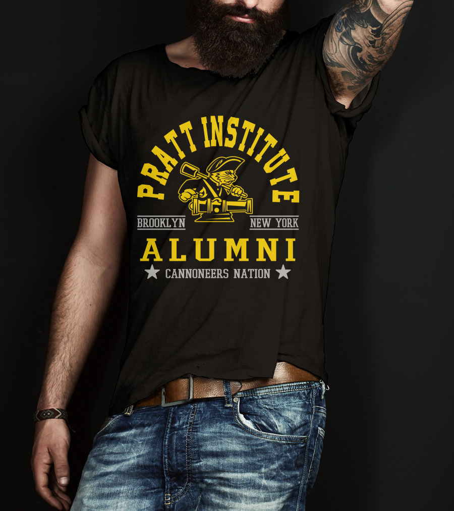 Pratt Institute Brooklyn New York Alumni Cannoneers Nation T-Shirt