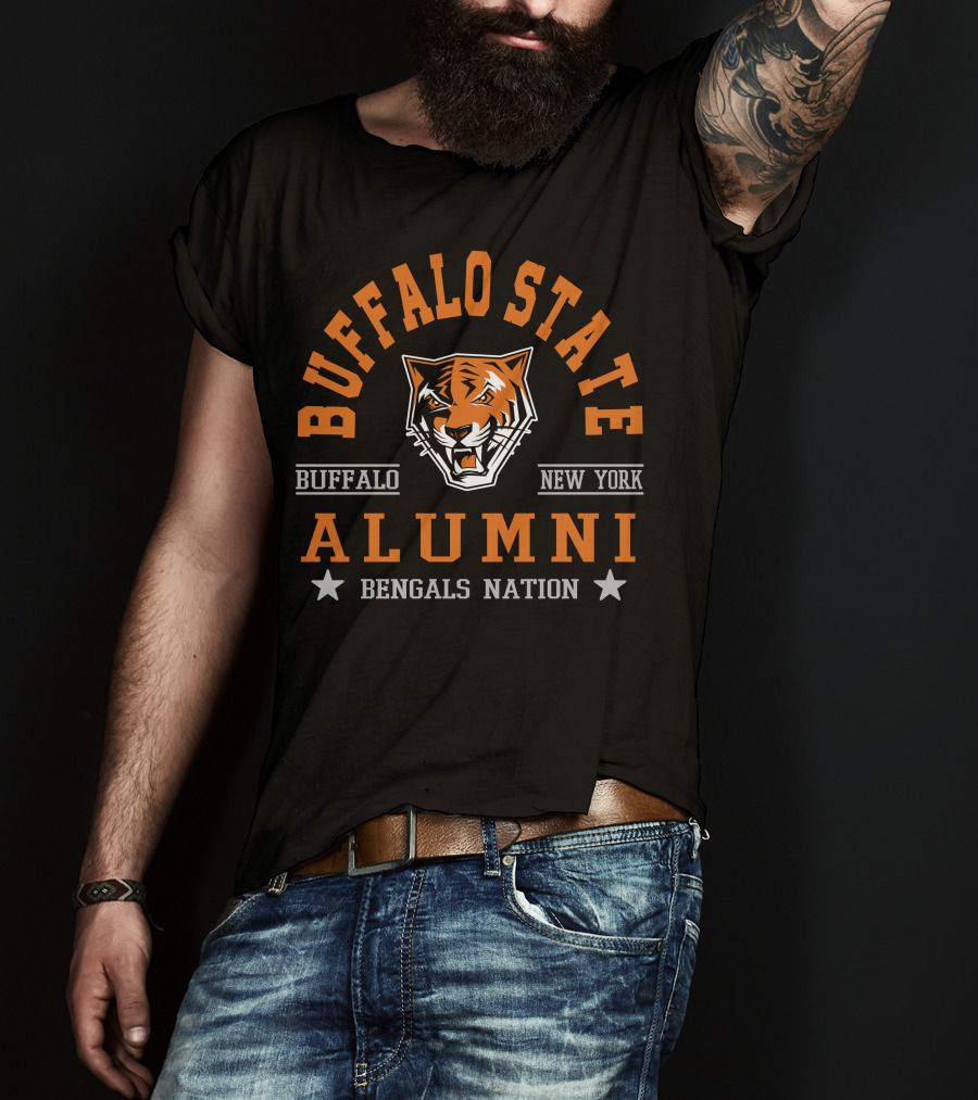 Buffalo State New York Alumni Bengals Nation T-Shirt