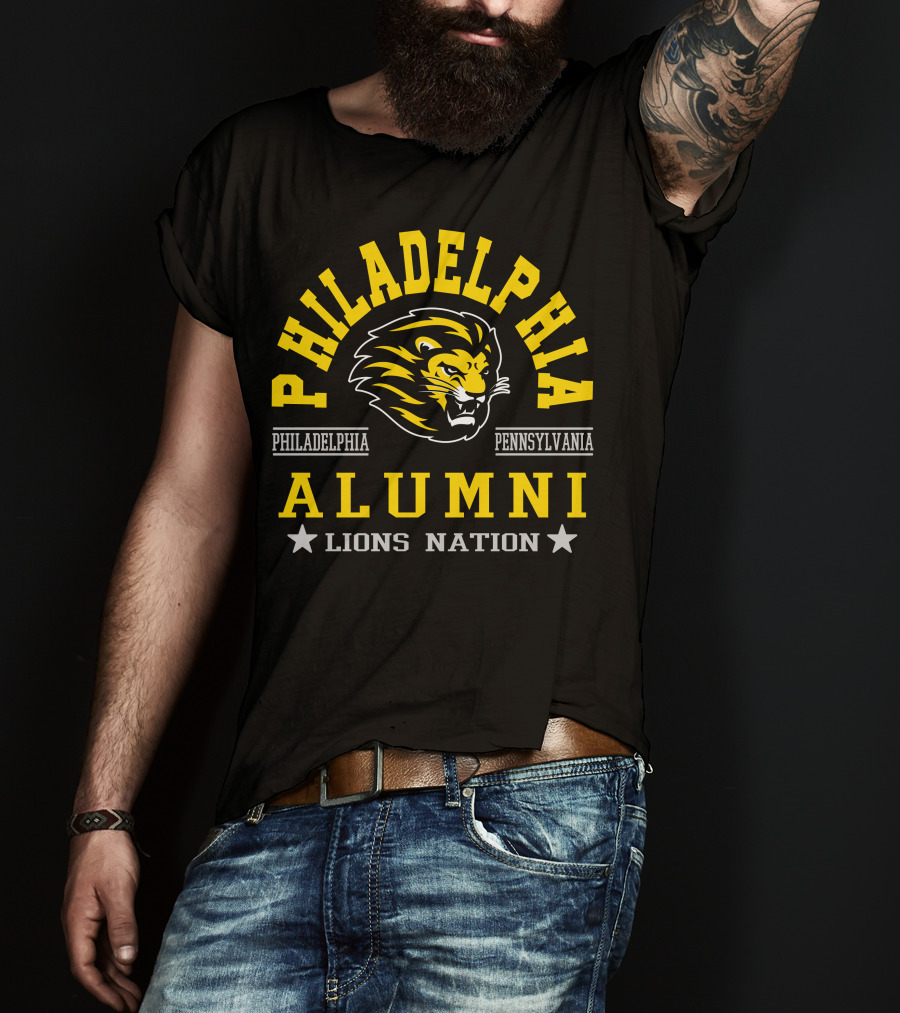 Philadelphia Pennsylvania Alumni Lions Nation T-Shirt