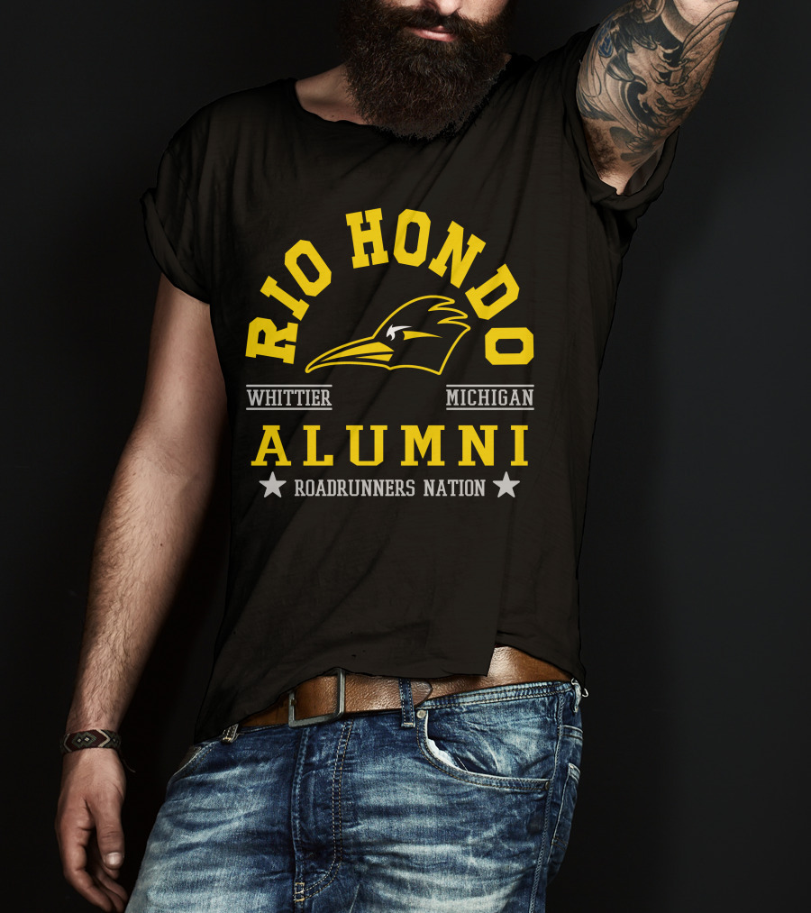 Rio Hondo Alumni Roadrunners Nation Whittier Michigan T-Shirt