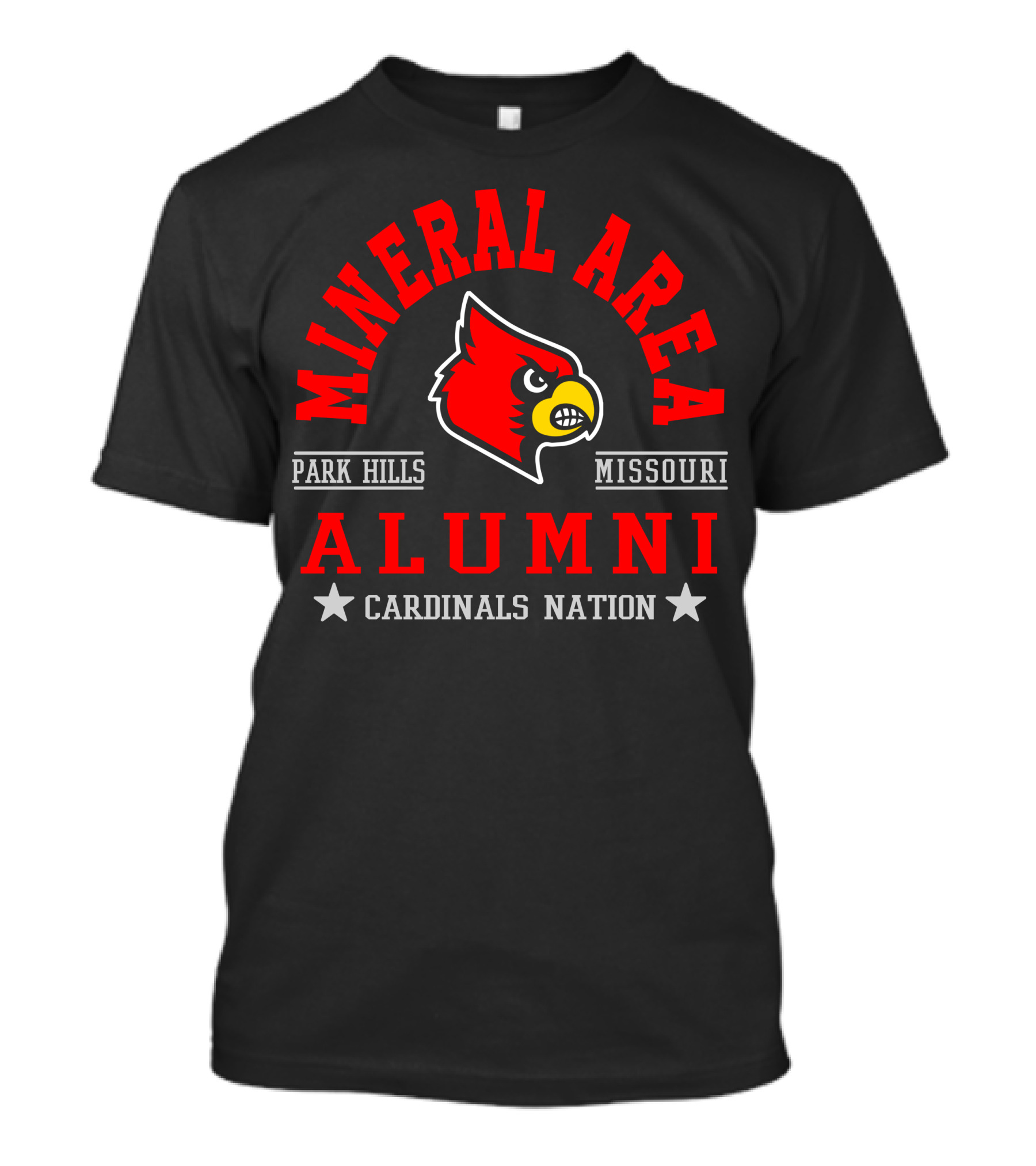 Mineral Area Alumni Cardinals Nation Park Hills Missouri T-Shirt