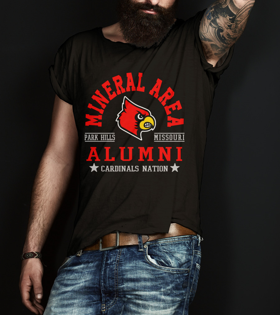 Mineral Area Alumni Cardinals Nation Park Hills Missouri T-Shirt