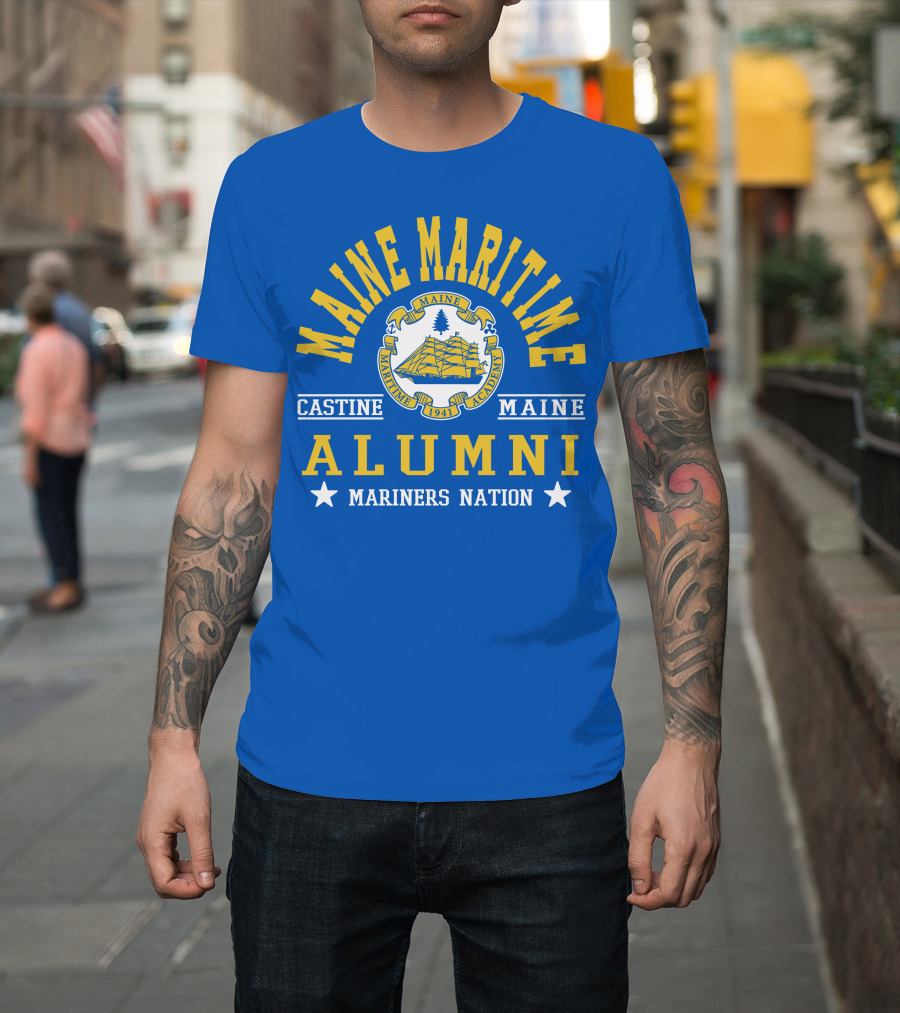 Maine Maritime Academy Castine Alumni Mariners Nation T-Shirt