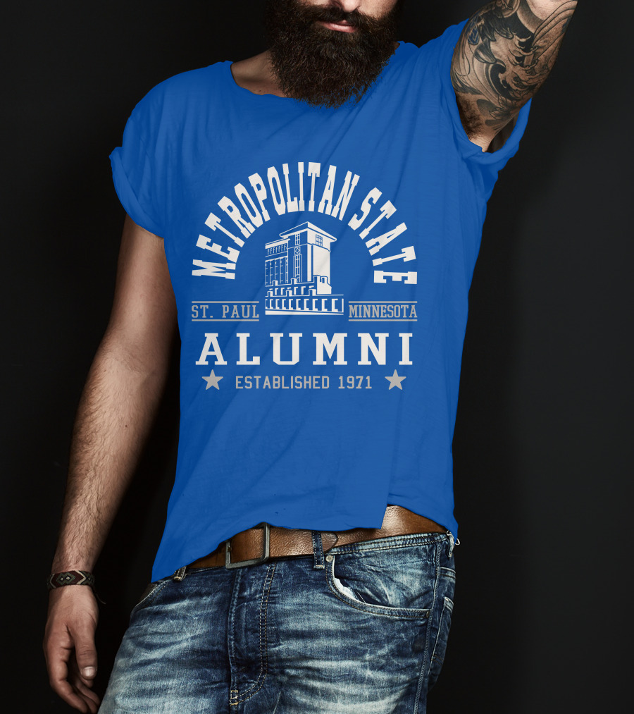 Metropolitan State Alumni St. Paul Minnesota Established 1971 T-Shirt