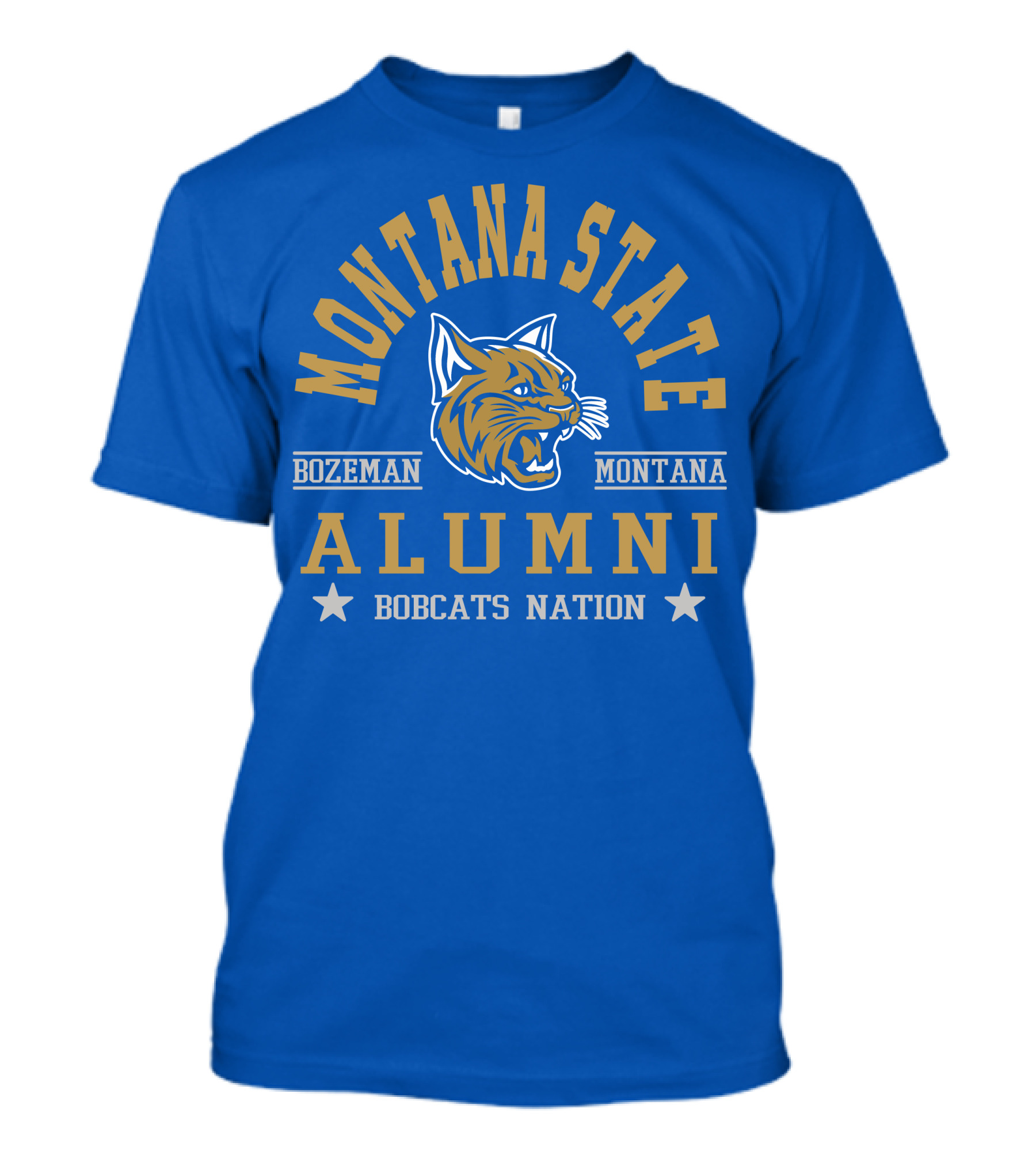 Montana State Alumni Bozeman Montana Bobcats Nation T-Shirt