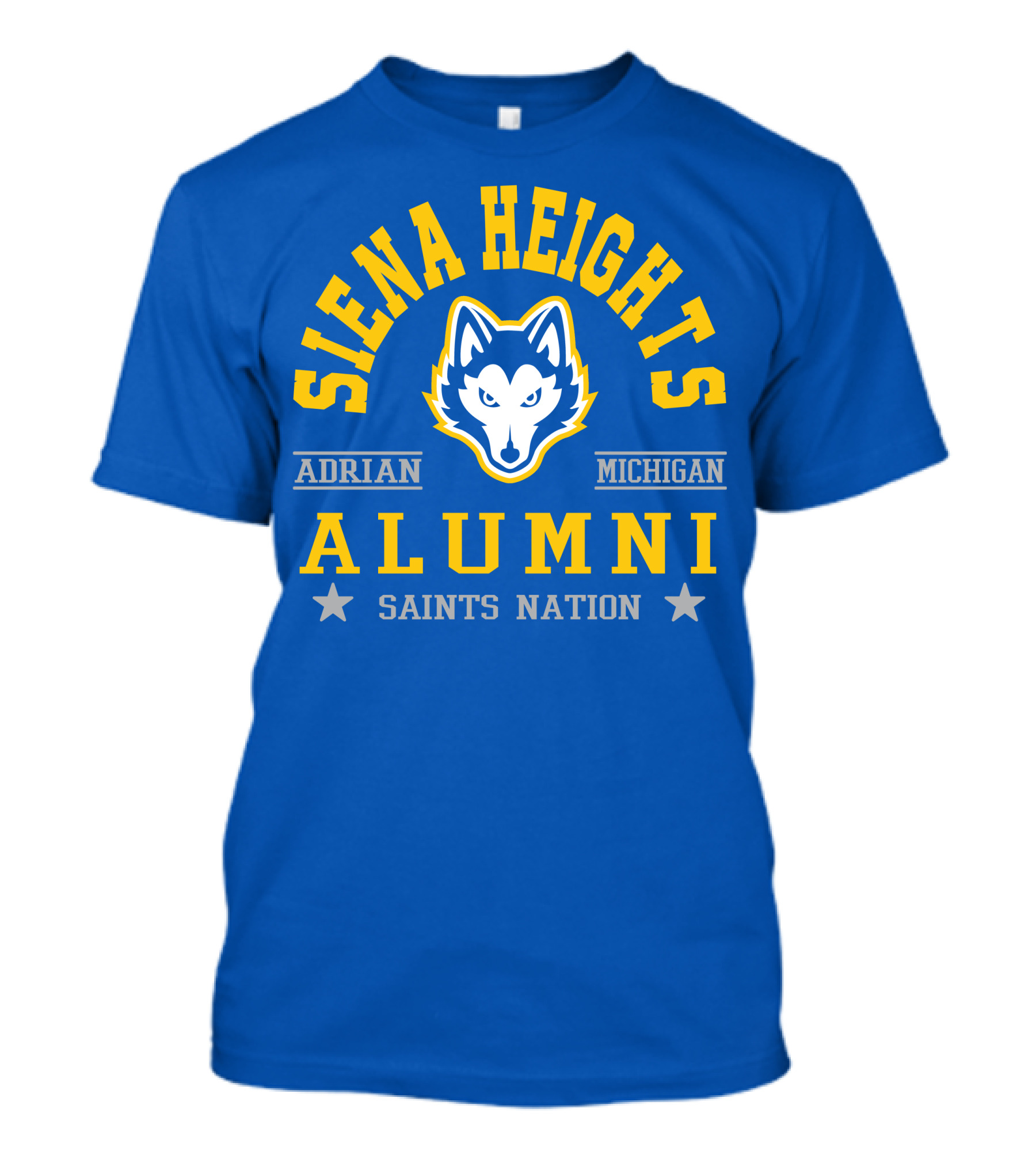 Siena Heights Alumni Adrian Michigan Saints Nation T-Shirt
