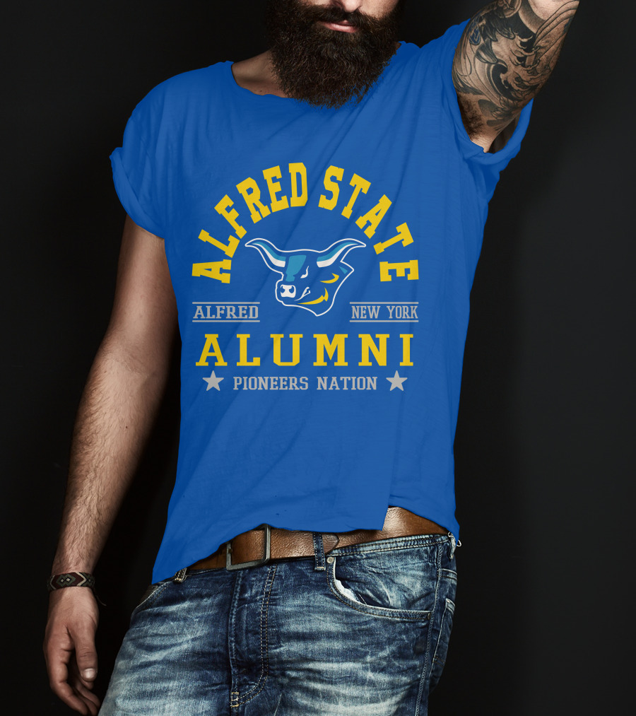 Alfred State Alumni Pioneers Nation New York T-Shirt