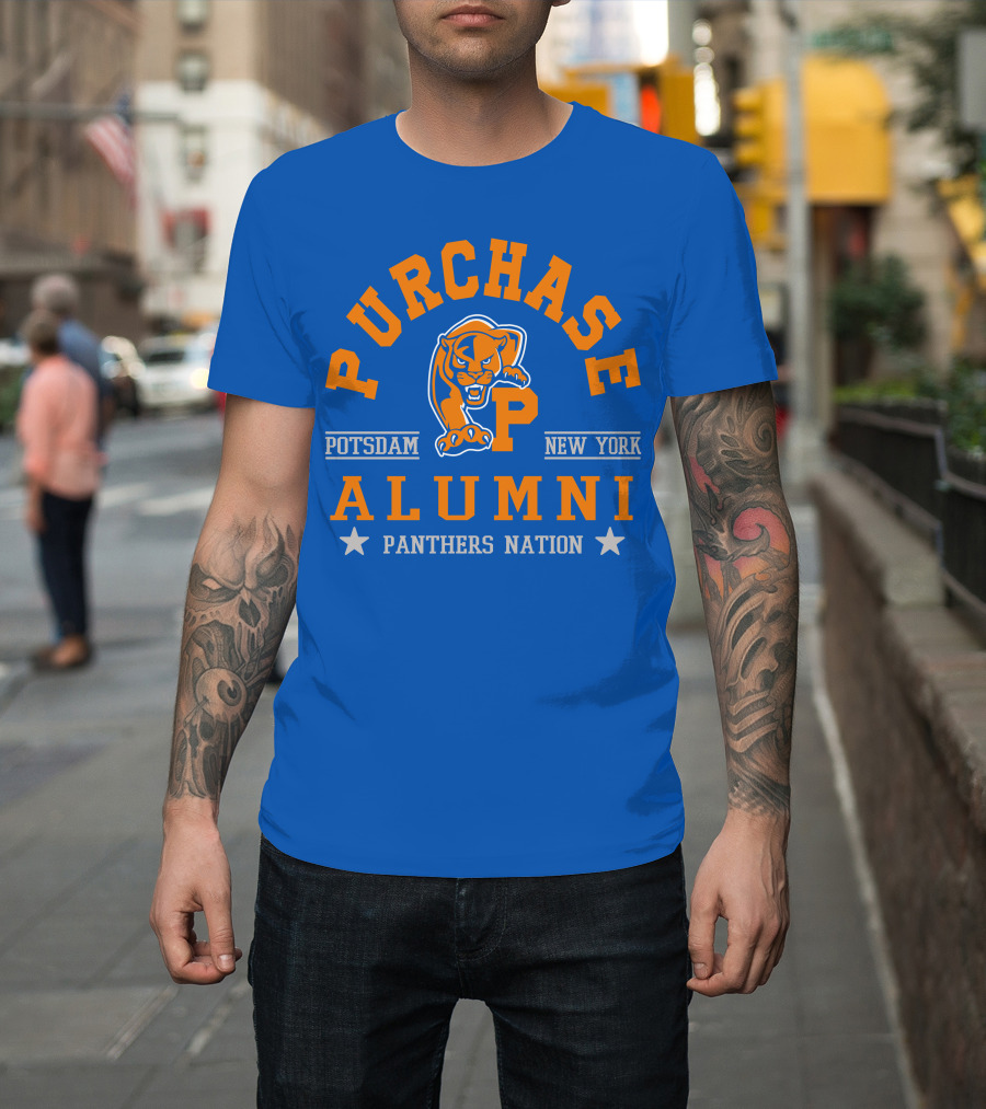 Purchase College Potsdam New York Alumni Panthers Nation T-Shirt