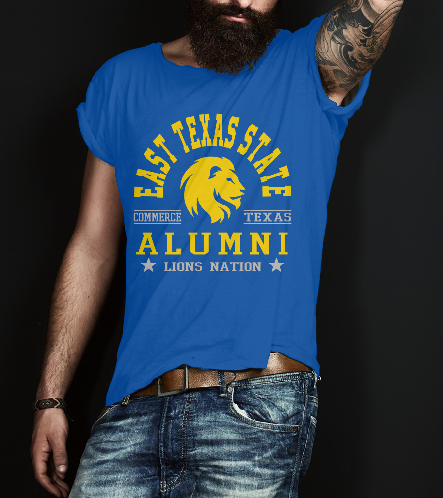 East Texas State Alumni Commerce Texas Lions Nation T-Shirt