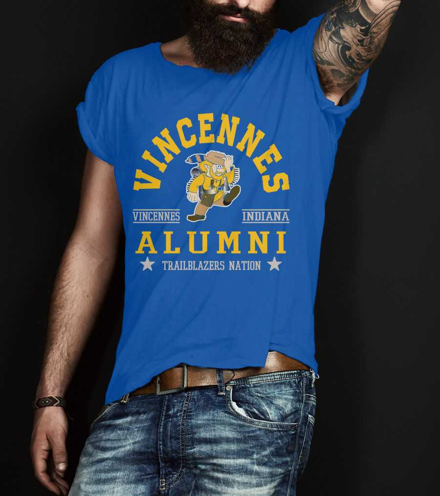 Vincennes Indiana Alumni Trailblazers Nation T-Shirt