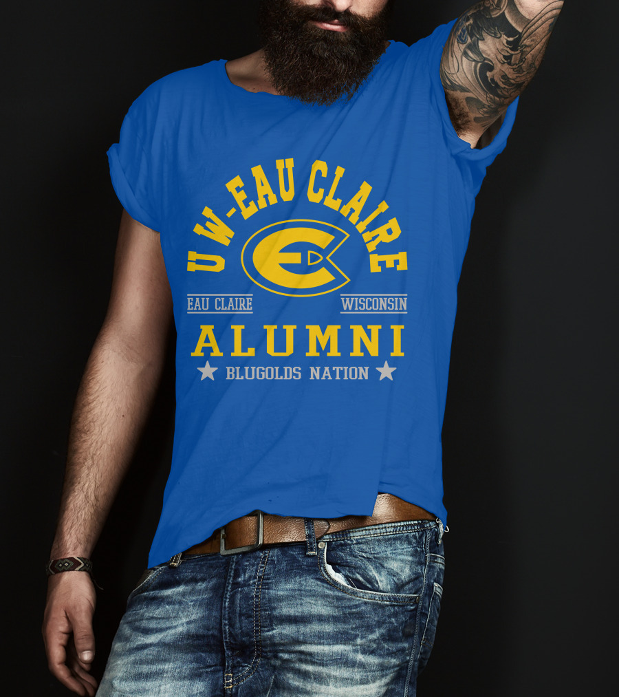 UW Eau Claire Alumni Blugolds Nation Eau Claire Wisconsin T-Shirt