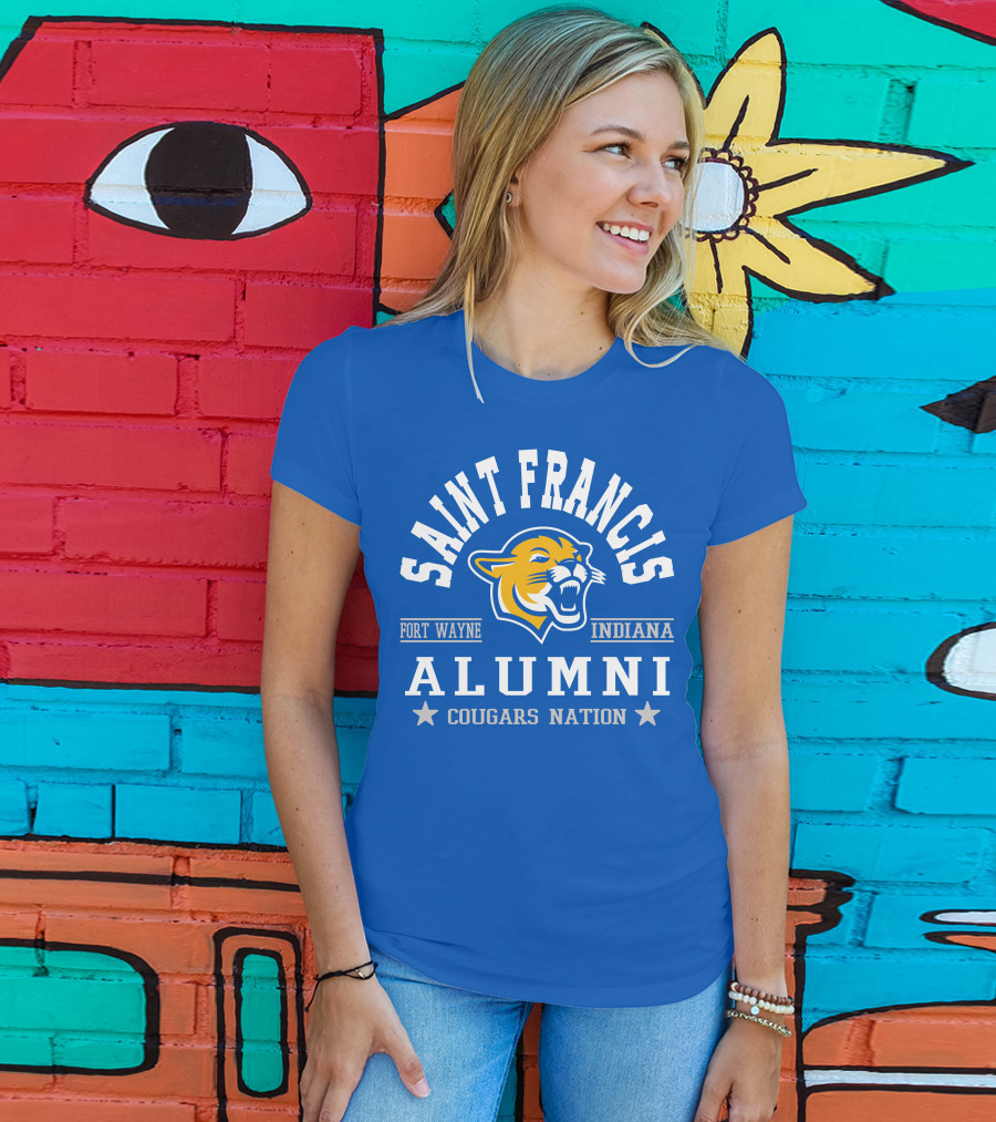 Saint Francis Fort Wayne Indiana Alumni Cougars Nation T-Shirt