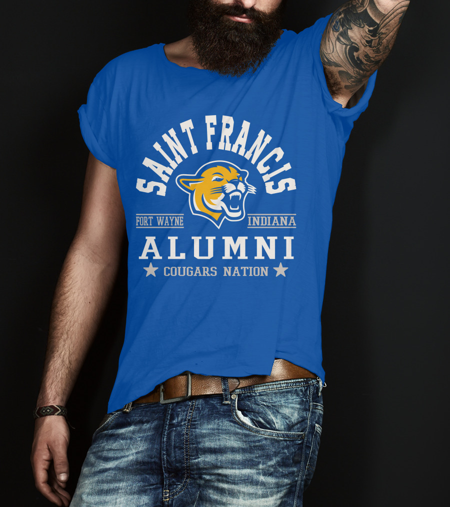Saint Francis Fort Wayne Indiana Alumni Cougars Nation T-Shirt