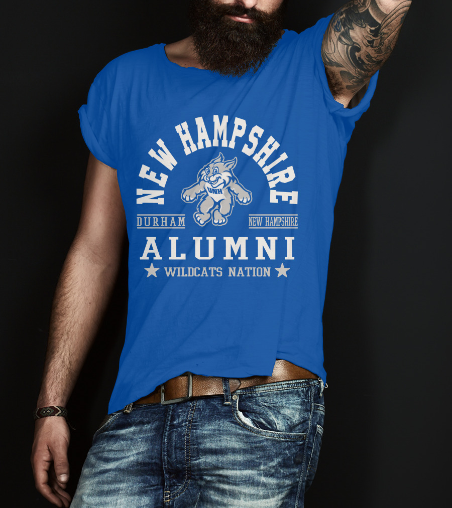 New Hampshire Durham Wildcats Nation Alumni T-Shirt