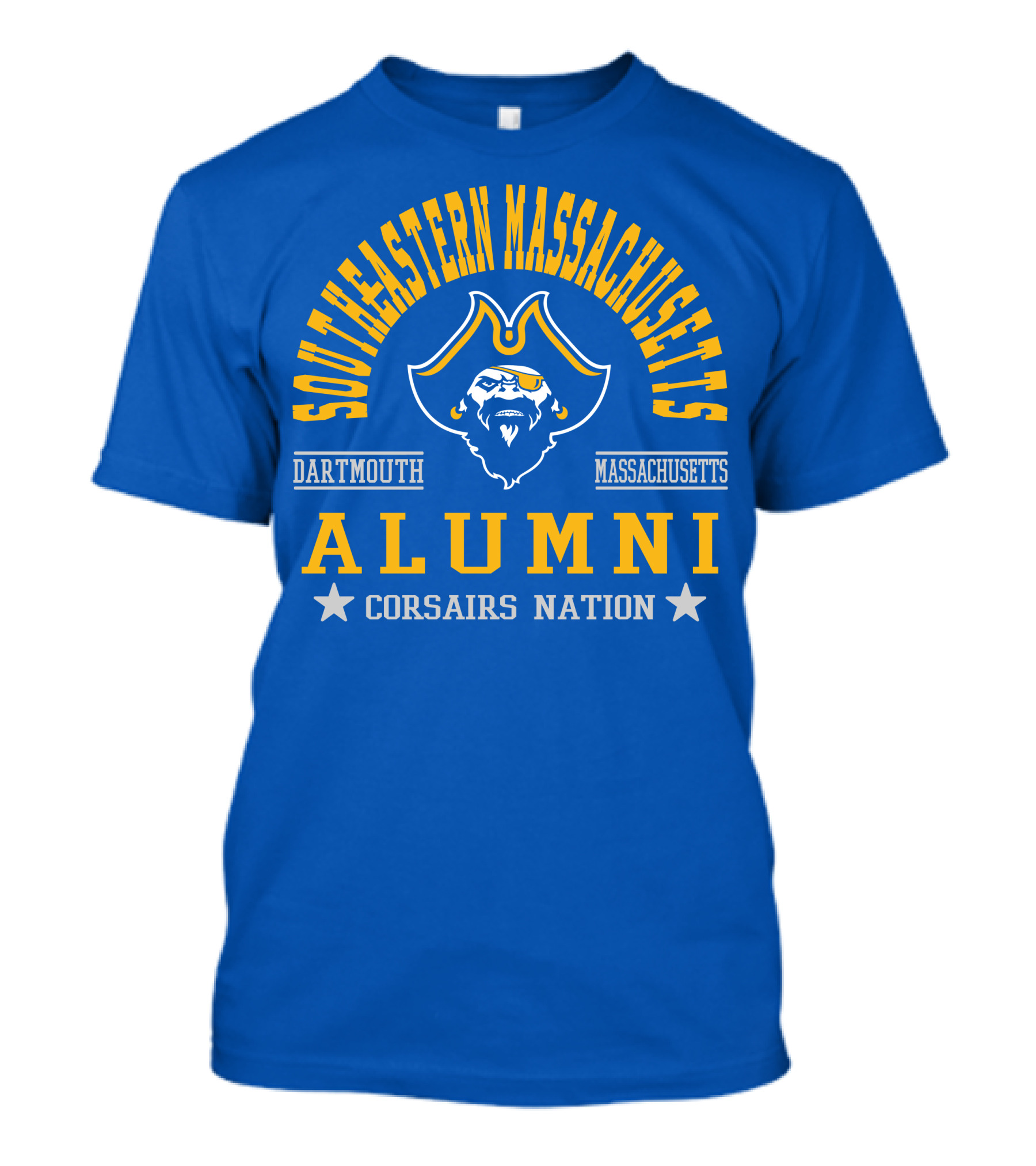 Southeastern Massachusetts Dartmouth Alumni Corsairs Nation T-Shirt