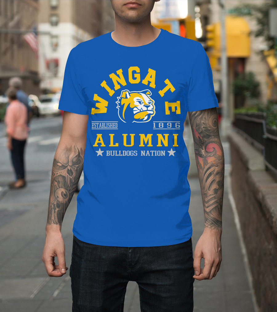 Wingate Established 1896 Alumni Bulldogs Nation T-Shirt