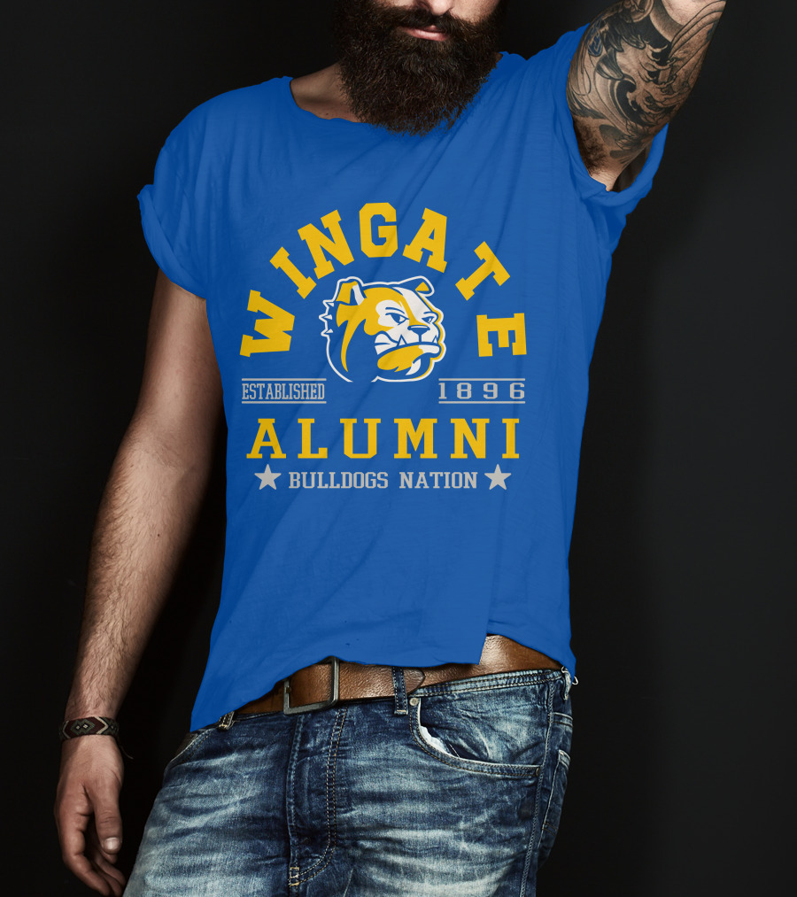 Wingate Established 1896 Alumni Bulldogs Nation T-Shirt