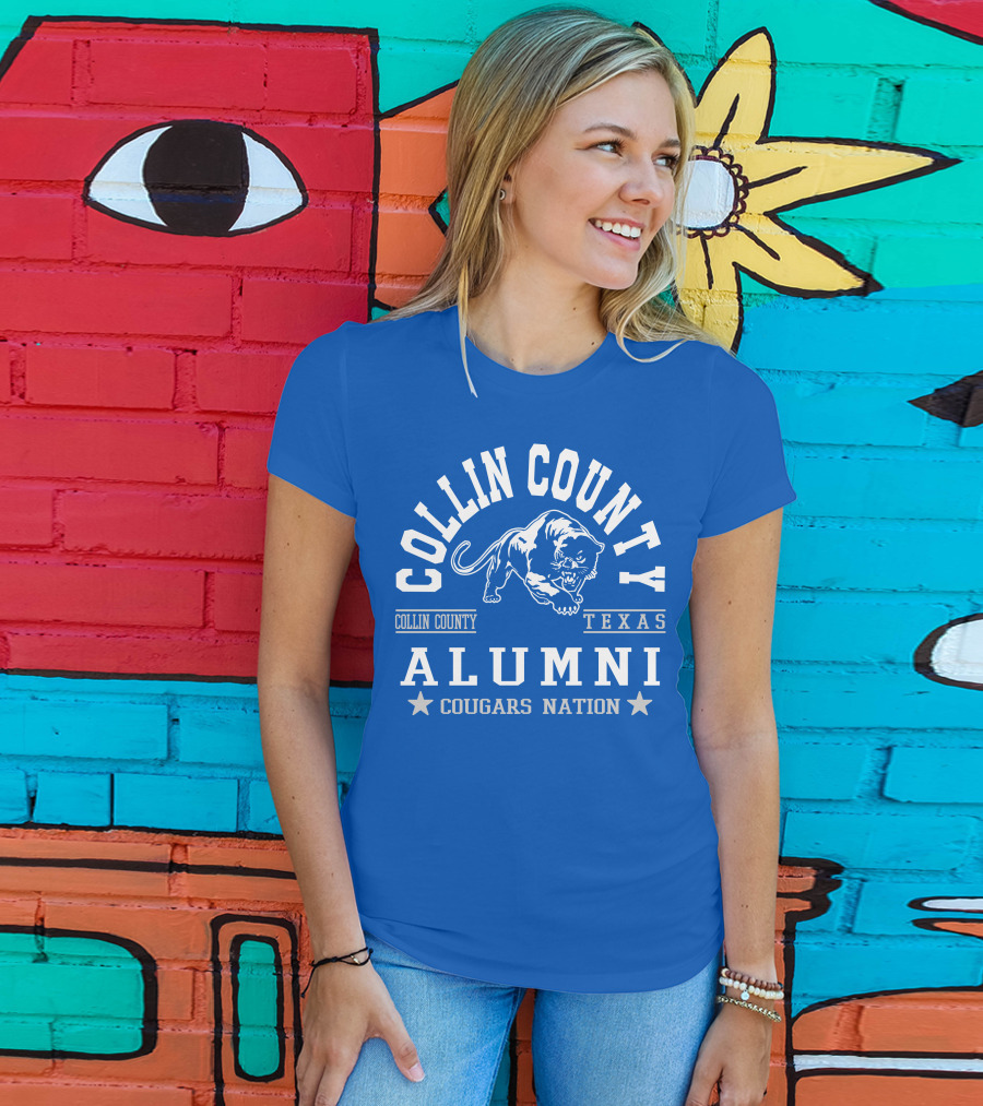 Collin County Texas Alumni Cougars Nation T-Shirt