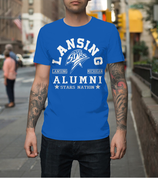 Shirt: Lansing Michigan LCC Stars Alumni Stars Nation T-Shirt Lansing Michigan LCC Stars Alumni Stars Nation T-Shirt