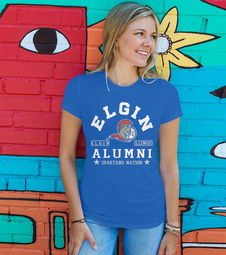 Elgin Illinois ECC Spartans Alumni Nation T-Shirt