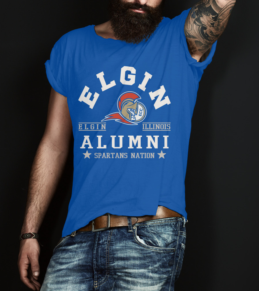 Elgin Illinois ECC Spartans Alumni Nation T-Shirt