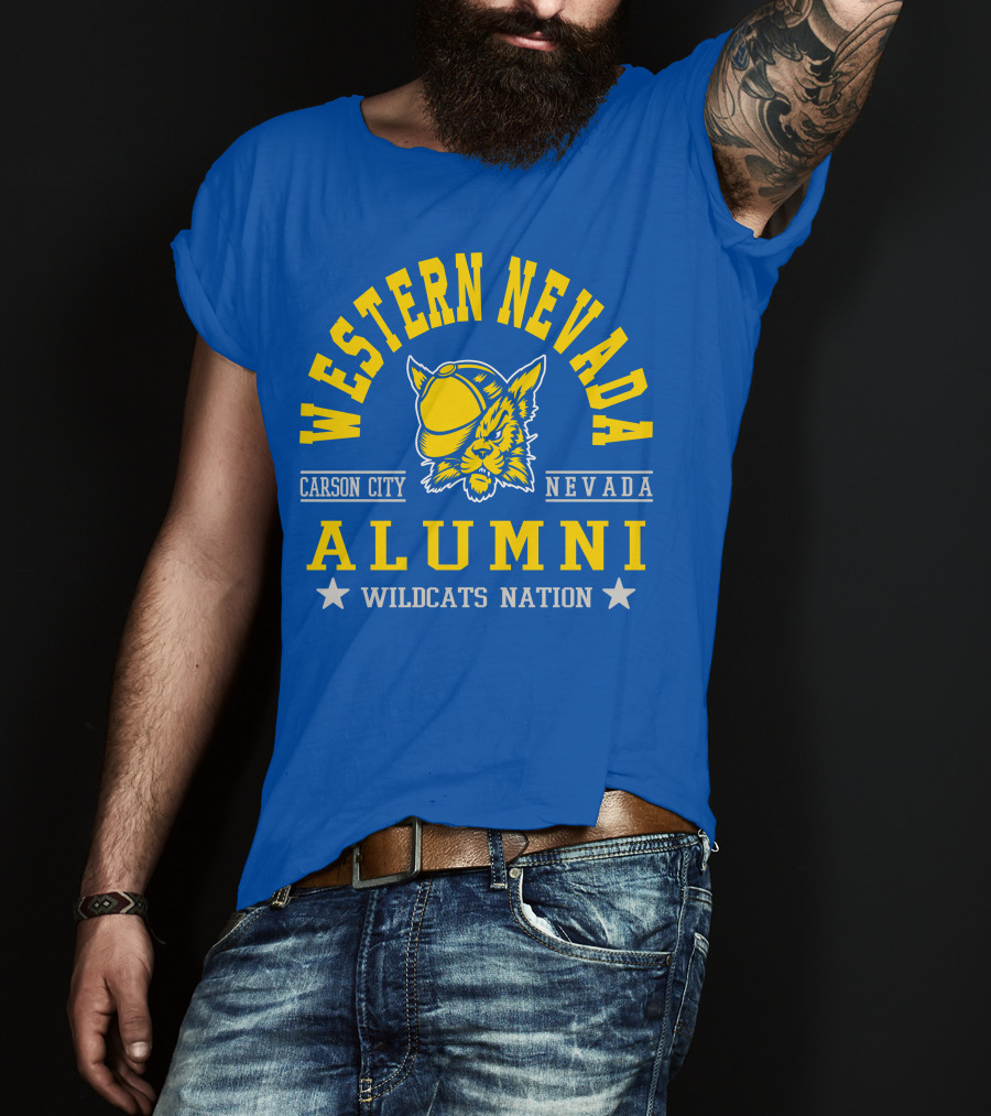 Western Nevada Carson City Alumni Wildcats Nation T-Shirt