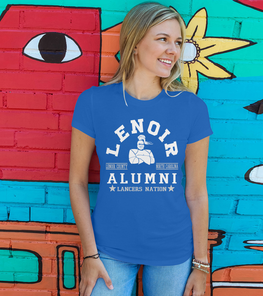 Lenoir County North Carolina Alumni Lancers Nation T-Shirt