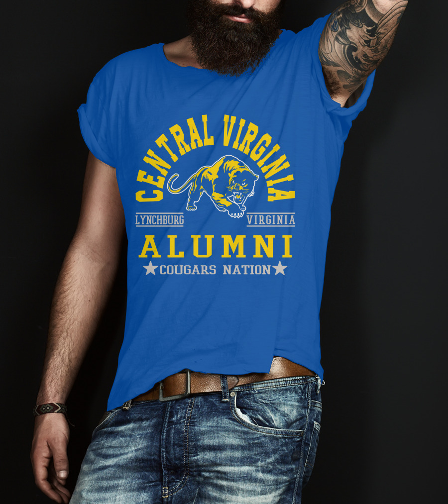 Central Virginia Lynchburg Cougars Alumni Nation T-Shirt
