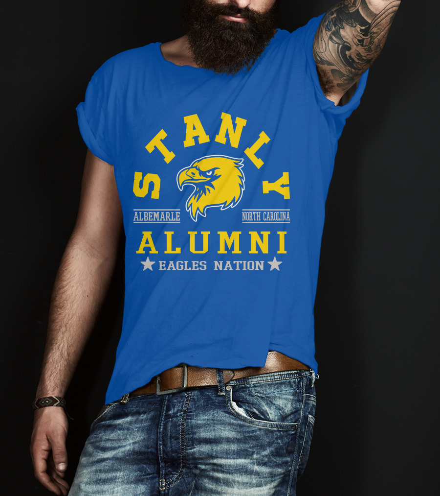 Stanly Alumni Albemarle North Carolina Eagles Nation T-Shirt