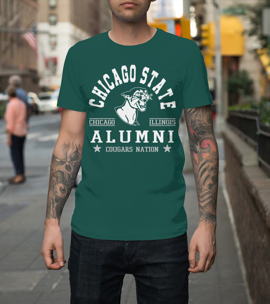 Chicago State Alumni Cougars Nation Illinois T-Shirt