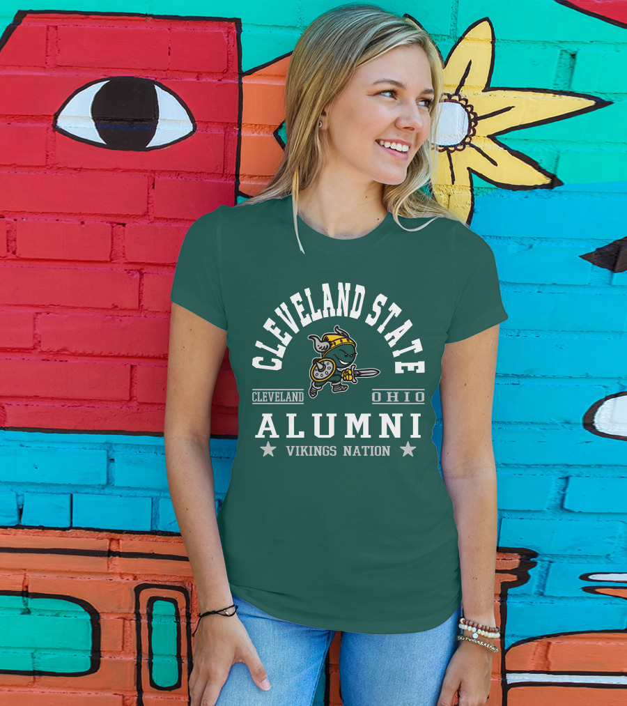 Cleveland State University Ohio Alumni Vikings Nation T-Shirt