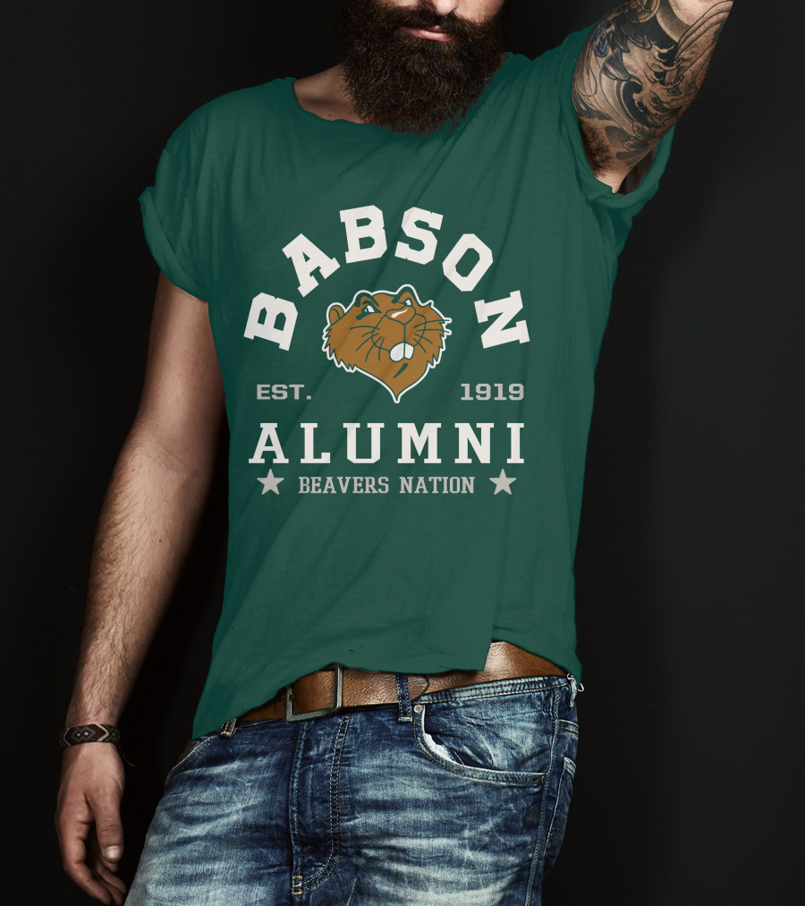 Babson Alumni Beavers Nation Est. 1919 T-Shirt