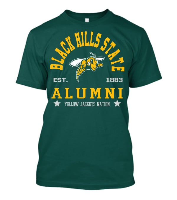 Black Hills State Alumni Yellow Jackets Nation Est. 1883 T-Shirt