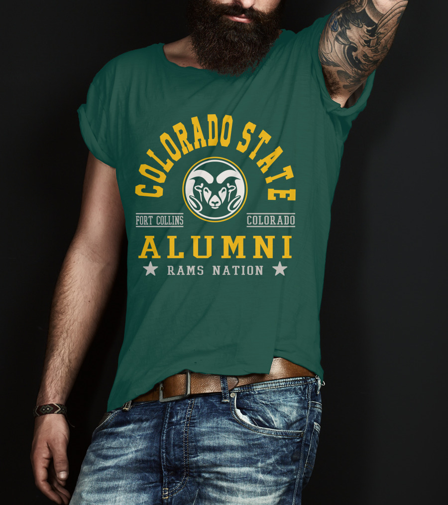 Colorado State Alumni Rams Nation Fort Collins Colorado T-Shirt