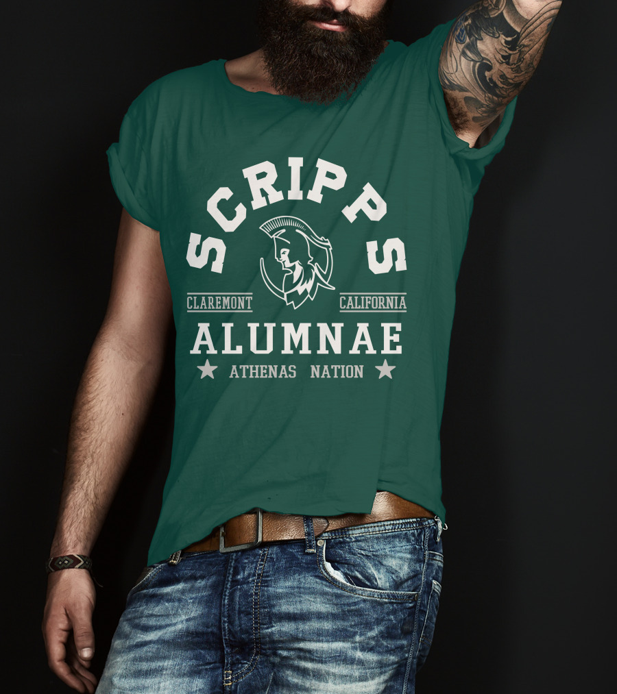 Scripps College Alumnae Claremont California Athenas Nation T-Shirt