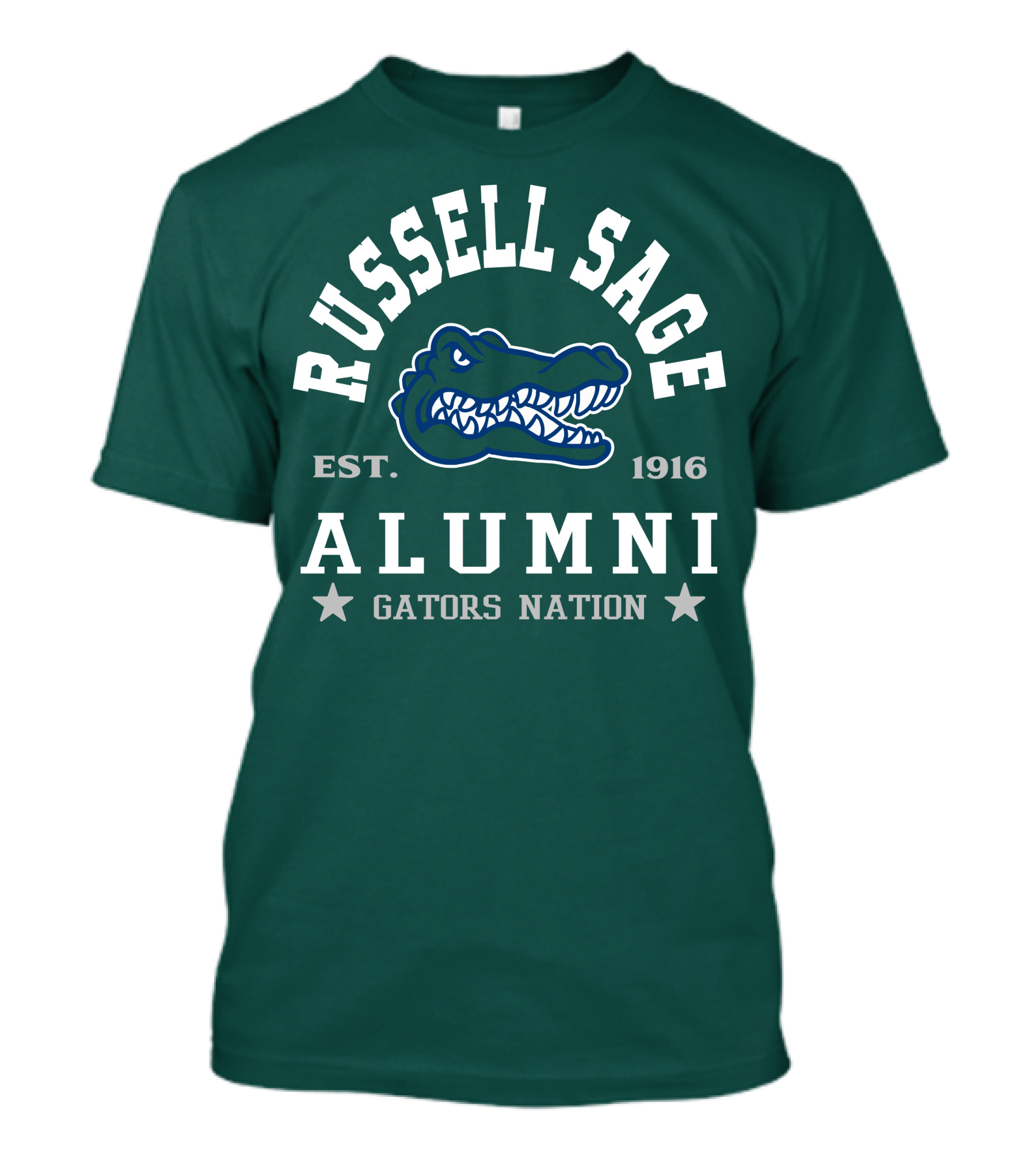 Russell Sage Gators Alumni Nation Est. 1916 T-Shirt