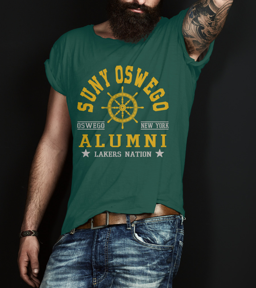SUNY Oswego Alumni New York Lakers Nation T-Shirt