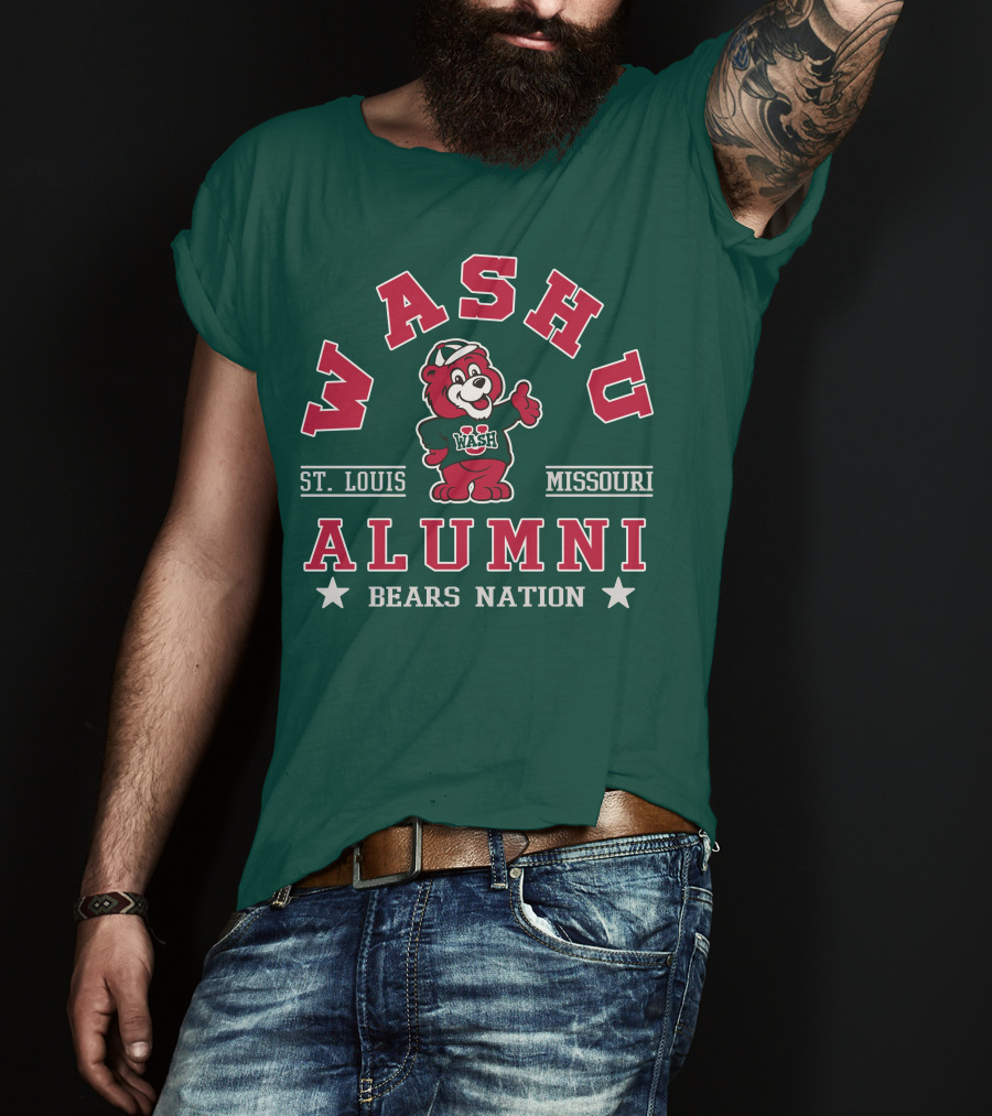 WASHU St. Louis Missouri Alumni Bears Nation T-Shirt