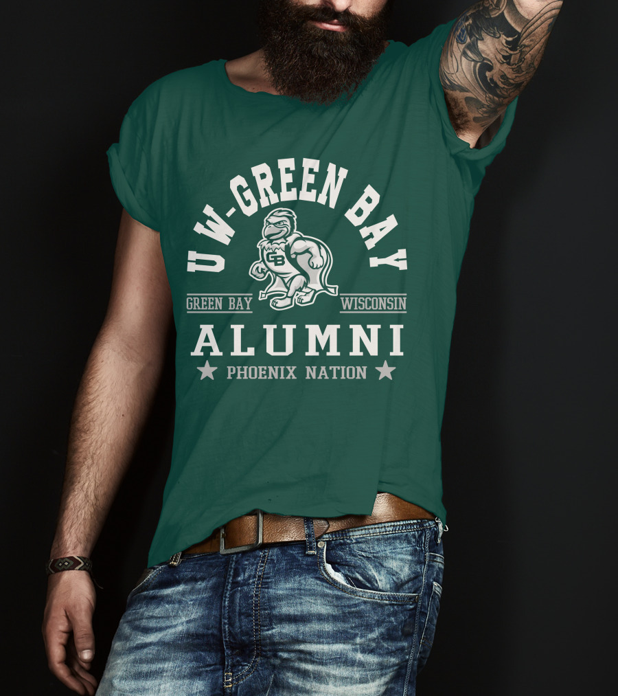 UW-Green Bay Phoenix Wisconsin Alumni Nation T-Shirt