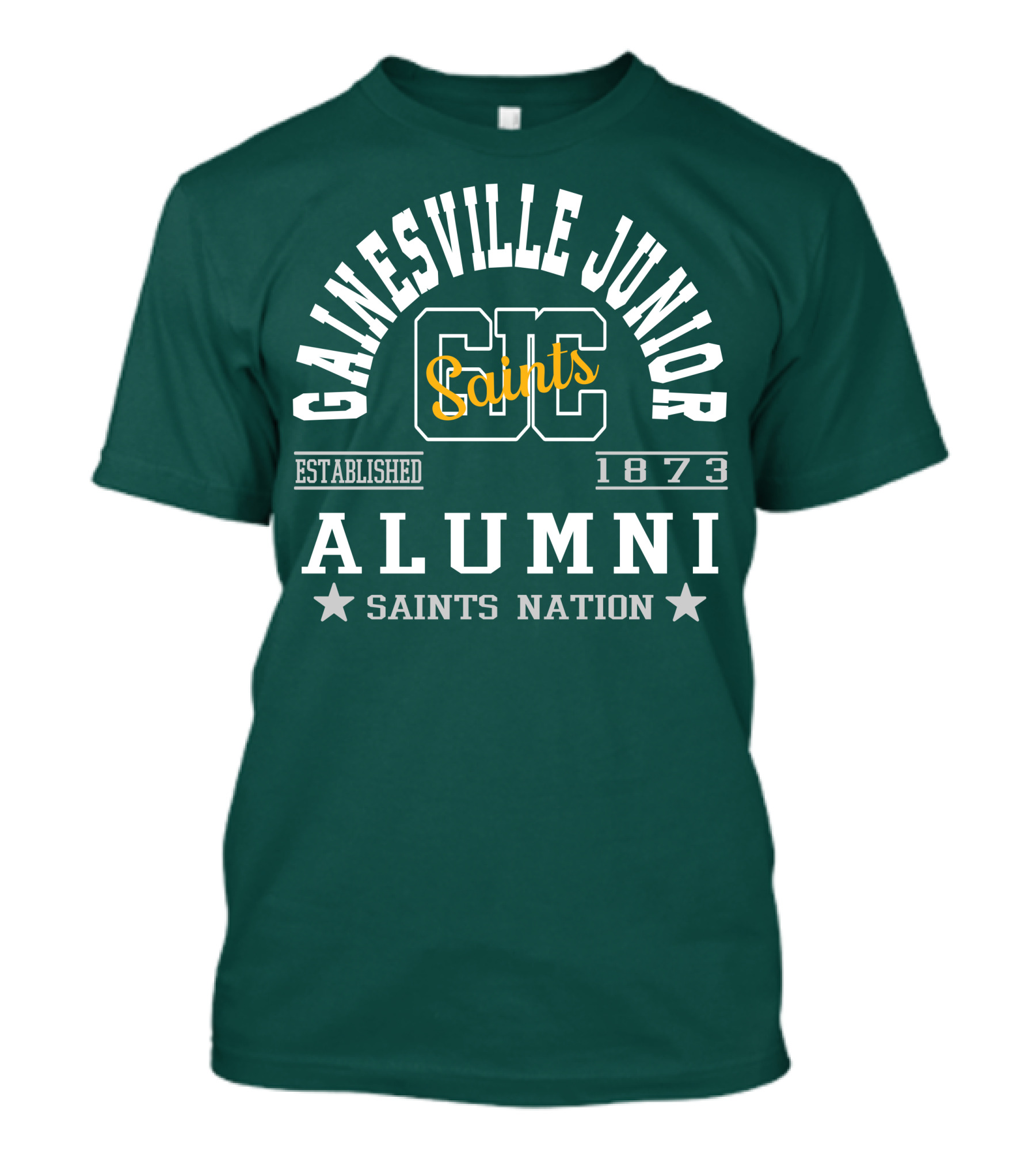 Gainesville Junior College Saints Alumni Established 1873 Saints Nation T-Shirt