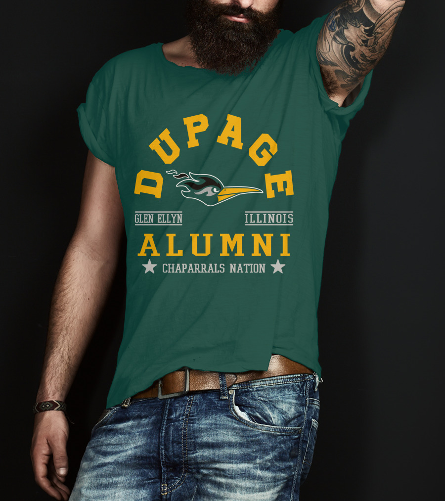 DuPage Glen Ellyn Illinois Alumni Chaparrals Nation T-Shirt