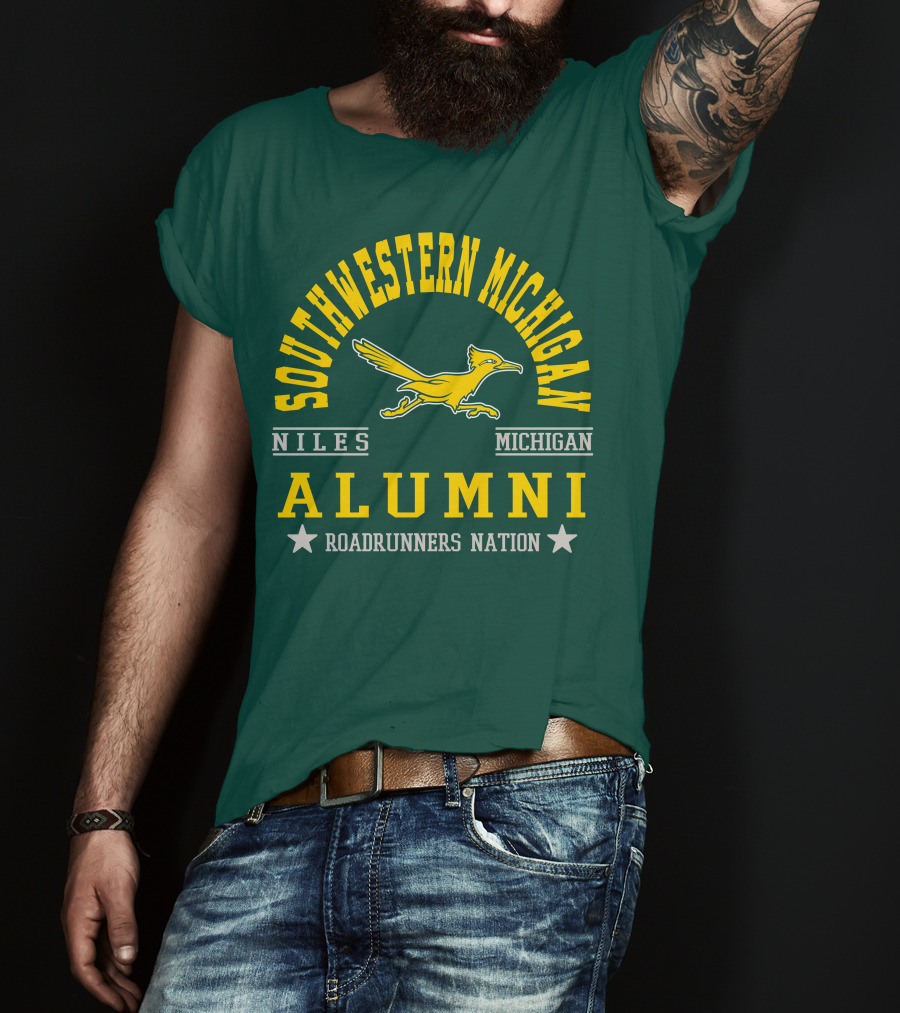 Southwestern Michigan Niles Alumni Roadrunners Nation T-Shirt