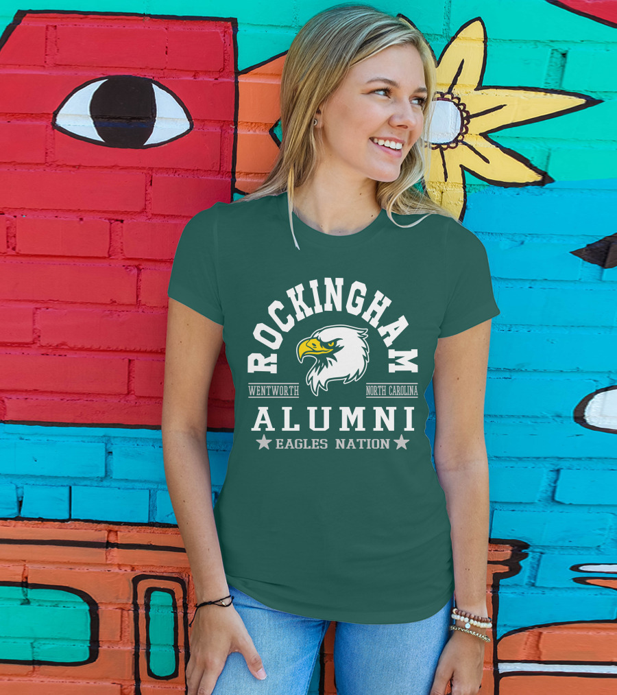 Rockingham Wentworth North Carolina Alumni Eagles Nation T-Shirt