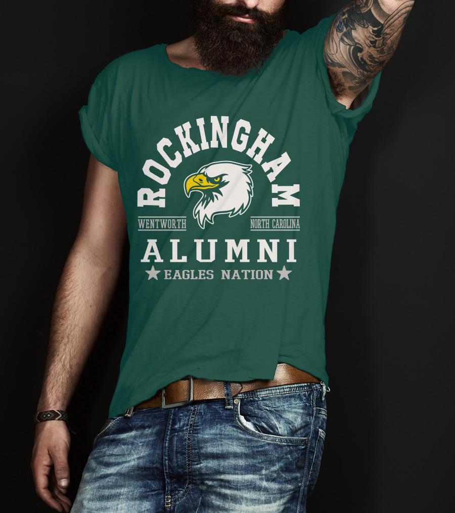 Rockingham Wentworth North Carolina Alumni Eagles Nation T-Shirt